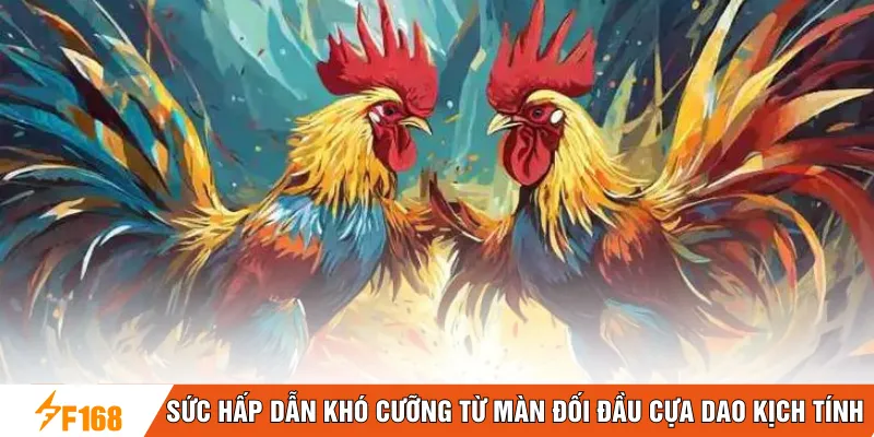 Sức hấp dẫn khó cưỡng từ màn đối đầu cựa dao kịch tính Sức hấp dẫn khó cưỡng từ màn đối đầu cựa dao kịch tính